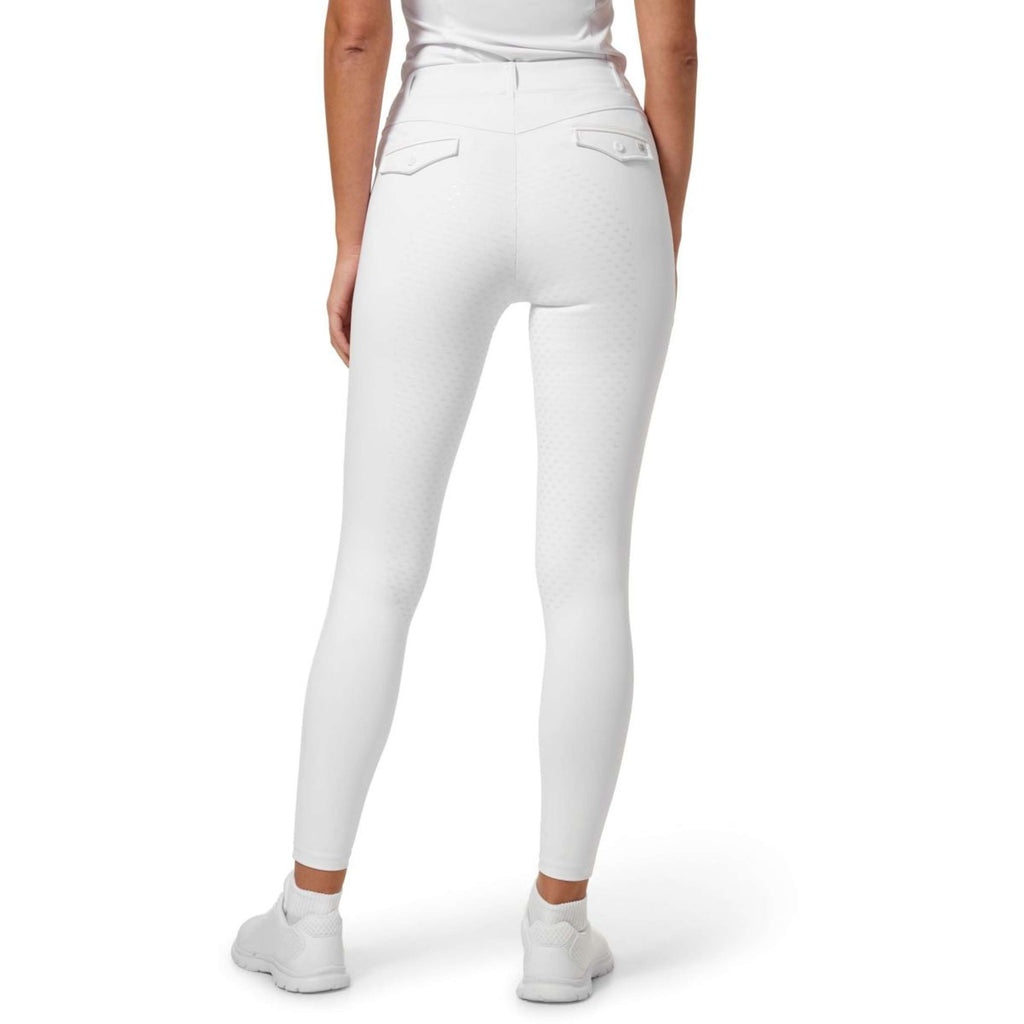 Equestrian Stockholm Riding Legging Premium Full Grip White