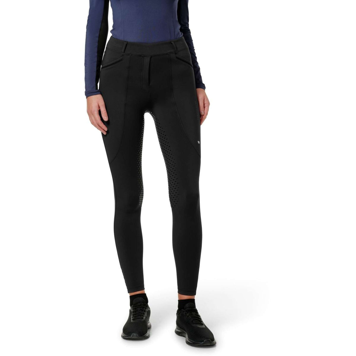 Equestrian Stockholm Riding Legging Premium Full Grip Black