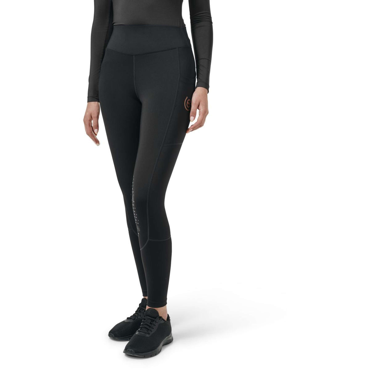 Equestrian Stockholm Riding Legging Movement Jump All Black