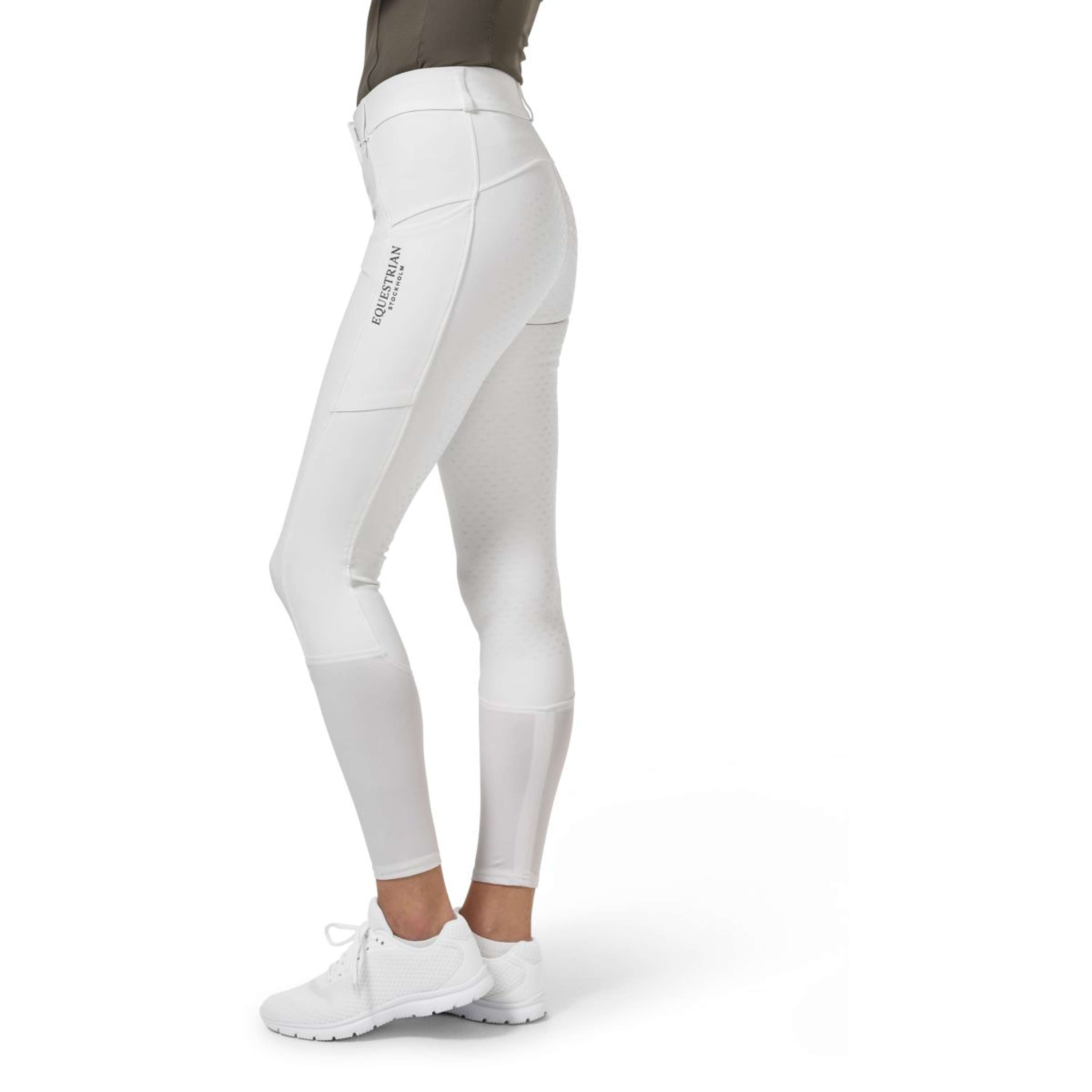 Equestrian Stockholm Breeches Elite Dressage White