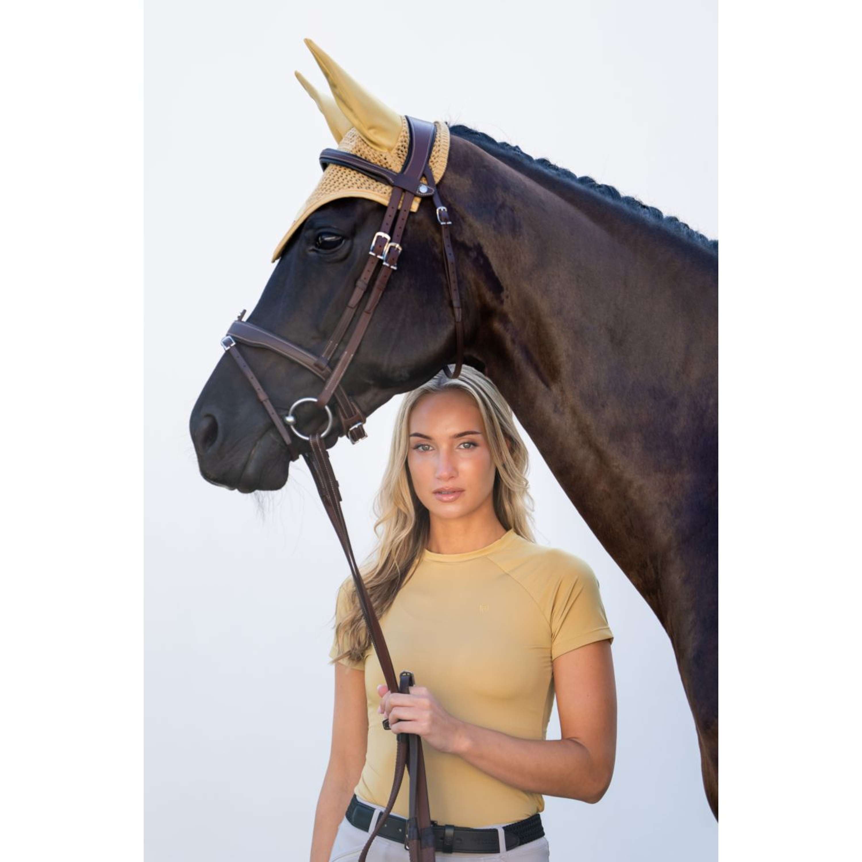 Equestrian Stockholm Shirt Dynamic Short Sleeve Midsummer Glow