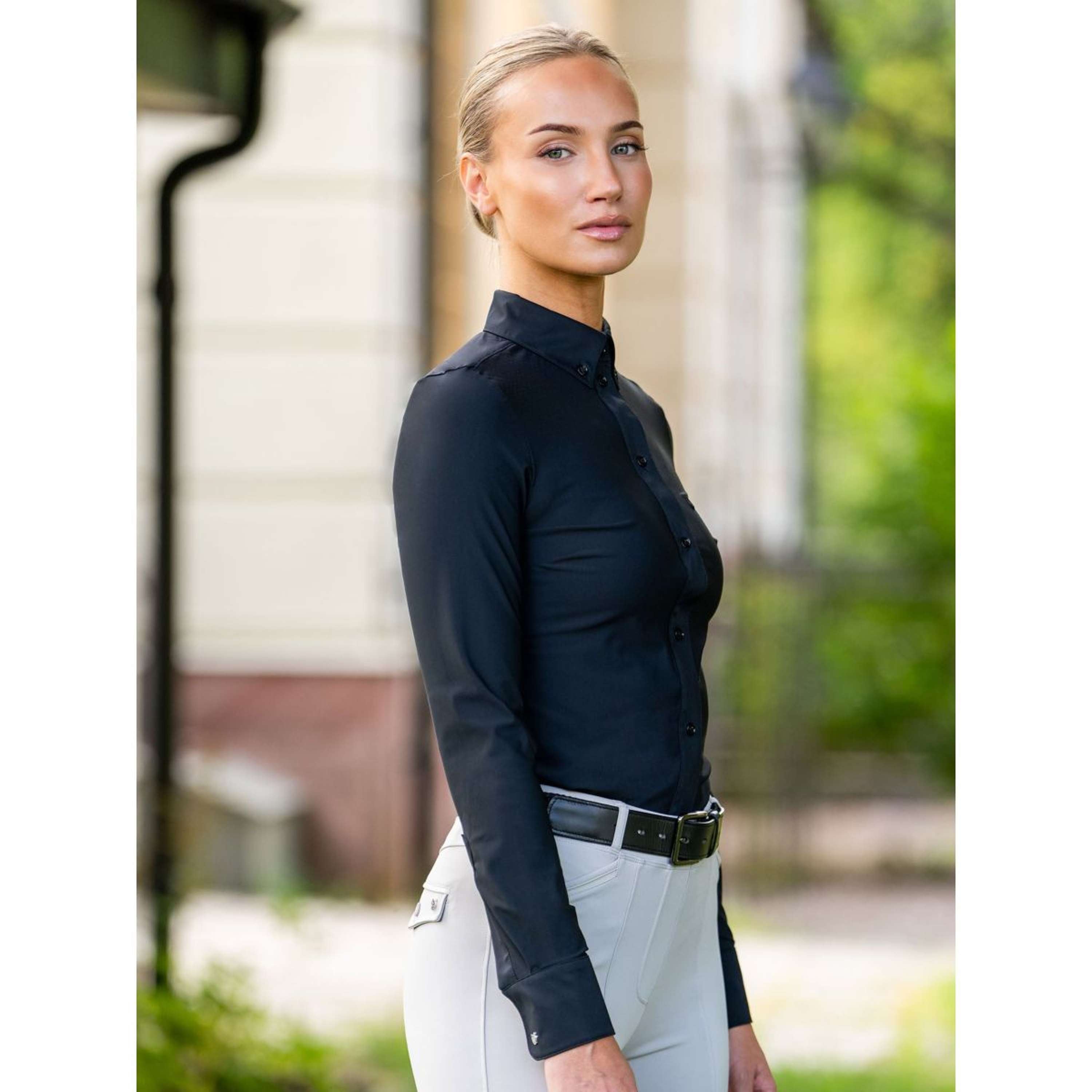 Equestrian Stockholm Competition Shirt Performance Black