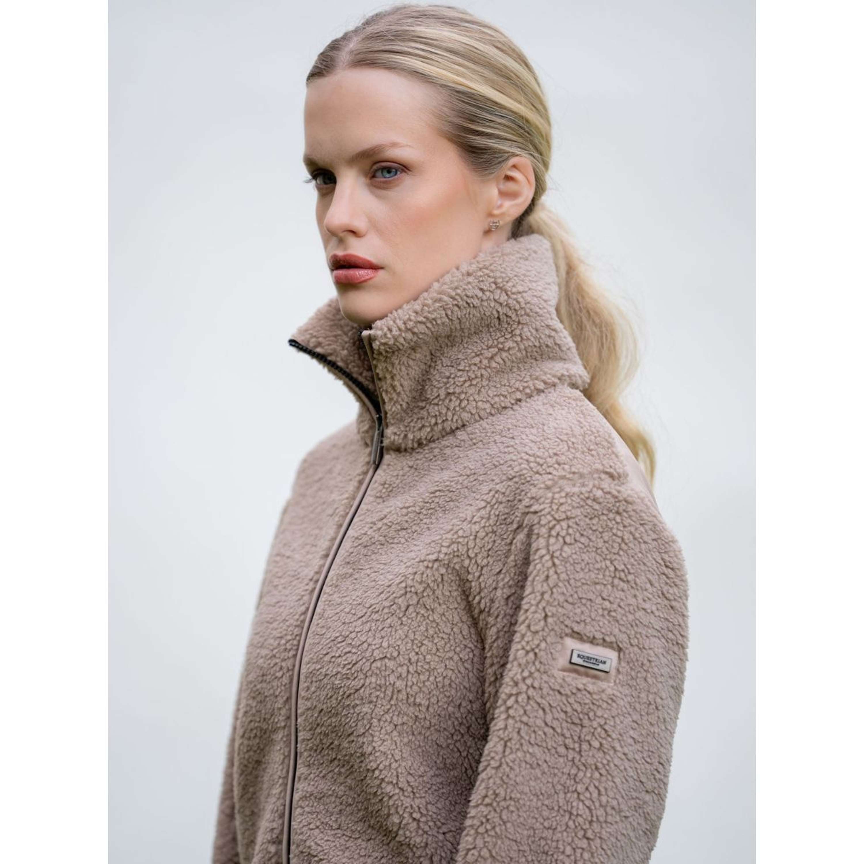 Equestrian Stockholm Fleece Jacket Sand