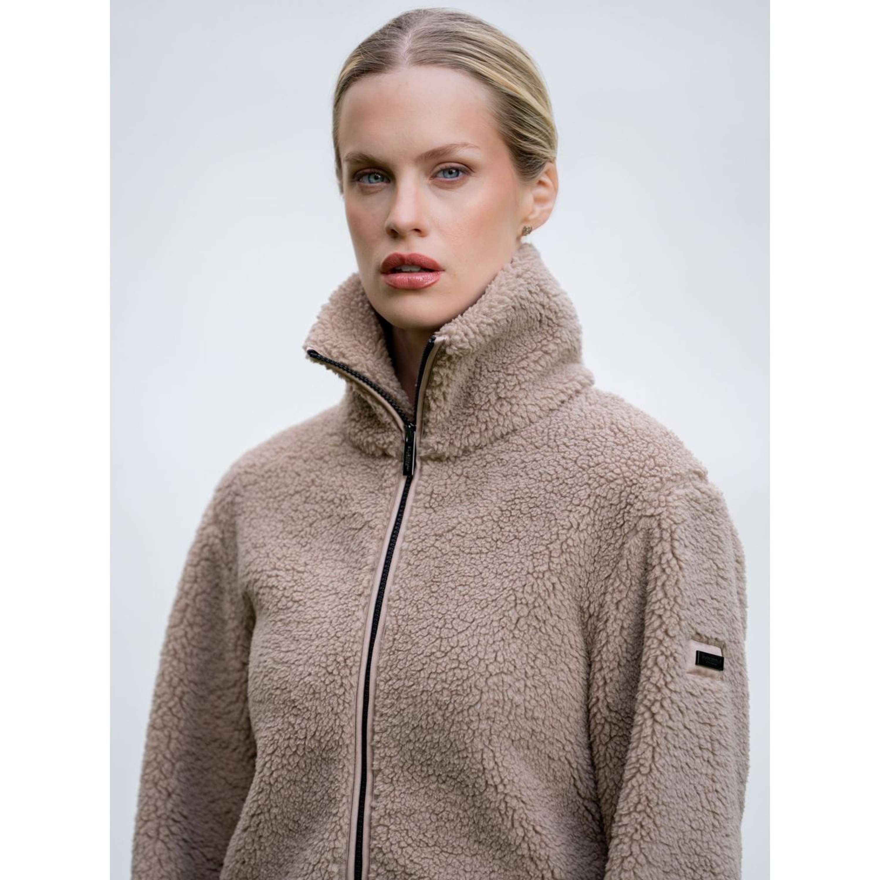 Equestrian Stockholm Fleece Jacket Sand