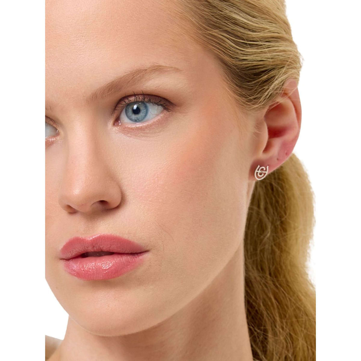 Equestrian Stockholm Earrings Logo Silver