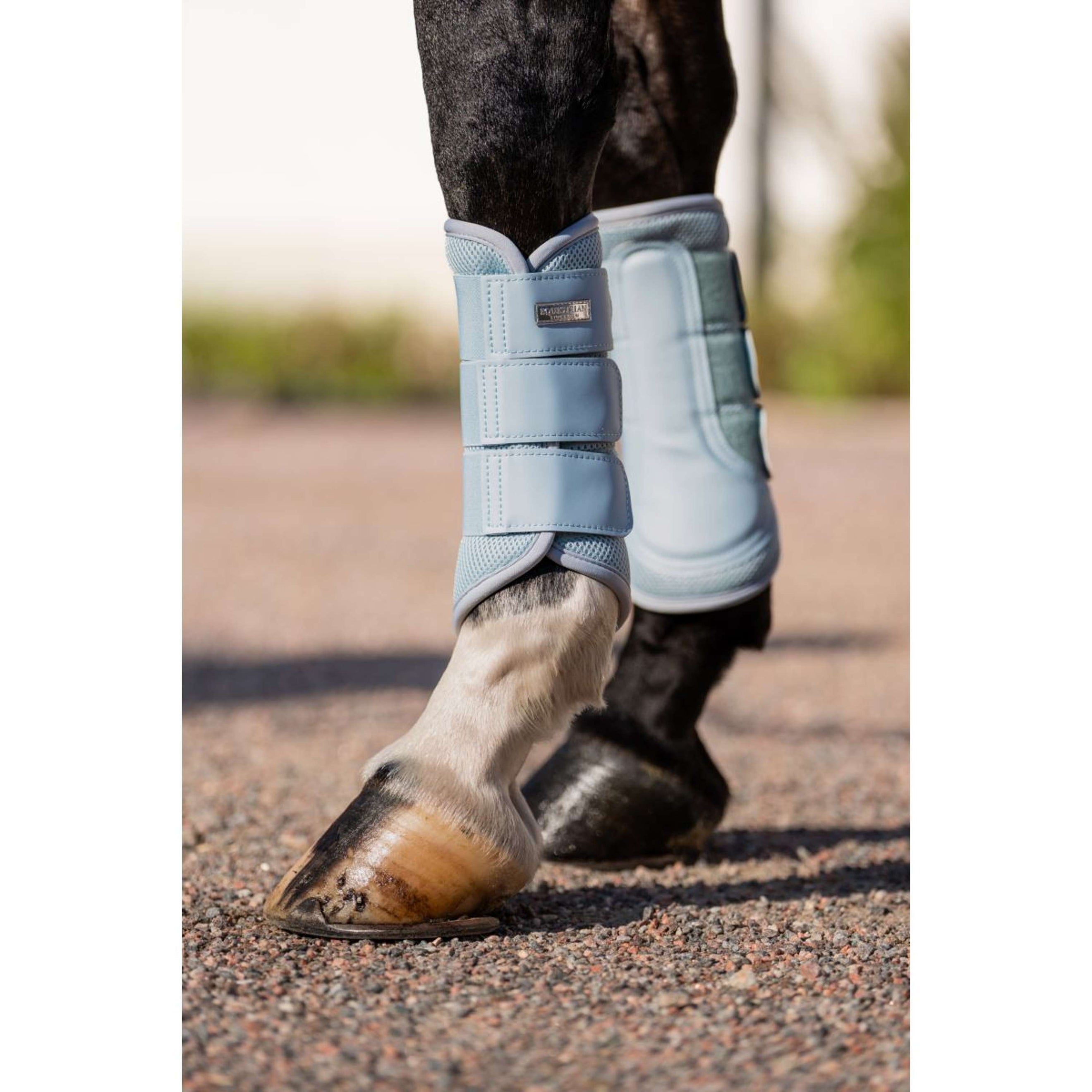 Equestrian Stockholm Leg Protectors Classic Mesh Ice Blue Equestrian Stockholm Leg Protectors Classic Mesh Ice Blue