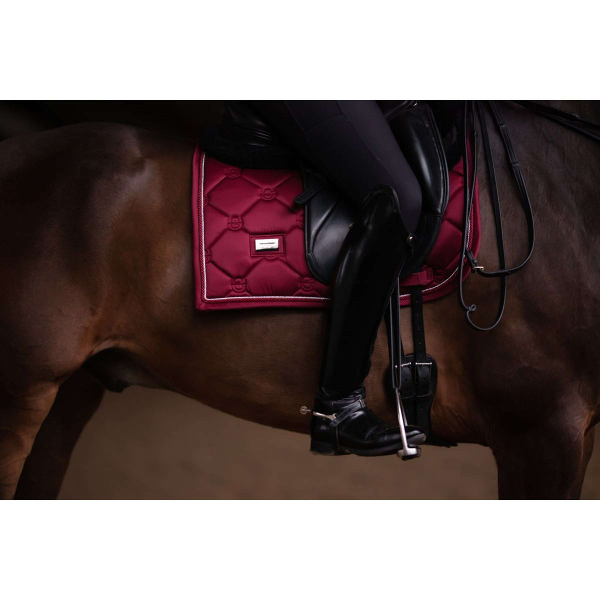 Equestrian Stockholm Saddlepad Dressage Bordeaux