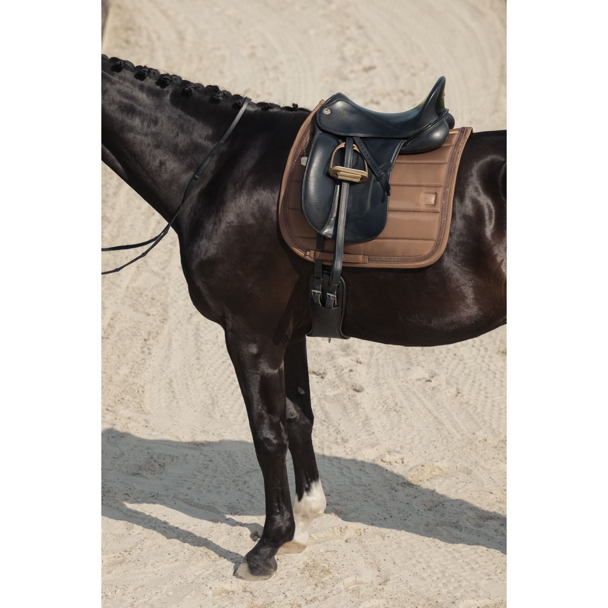 Eskadron SaddlepadHeritage Highgloss Jewel Dressage Almond