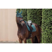 Eskadron SaddlepadHeritage Satin Crystal Dressage Vintage Green