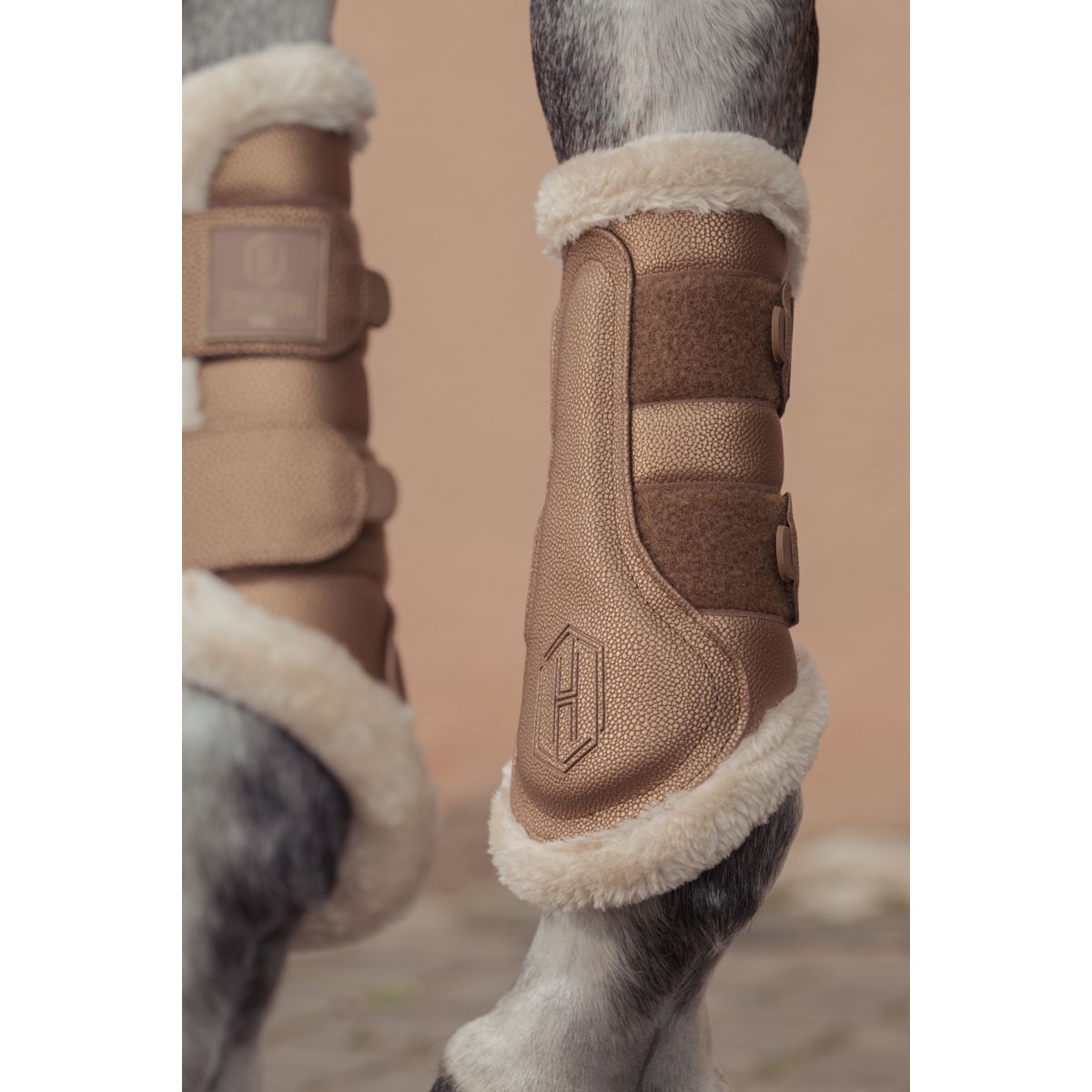 Eskadron Dressage BootsHeritage Stingray Faux Fur Almond