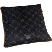 Eskadron PillowcaseHeritage Velvet Allover Print Black/Almond