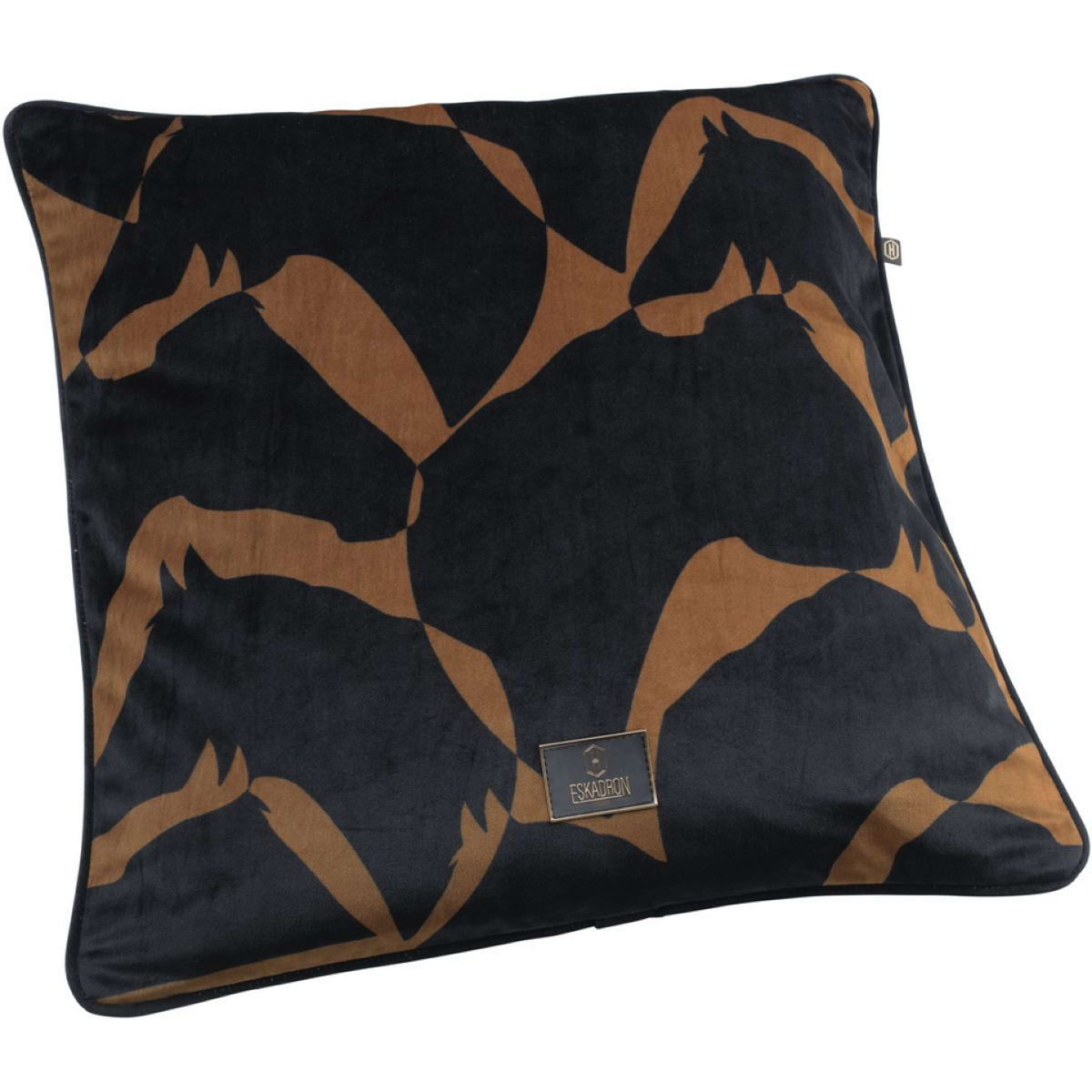 Eskadron PillowcaseHeritage Velvet Black/Almond