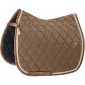 Eskadron SaddlepadHeritage Cotton Glitter Dressage Almond