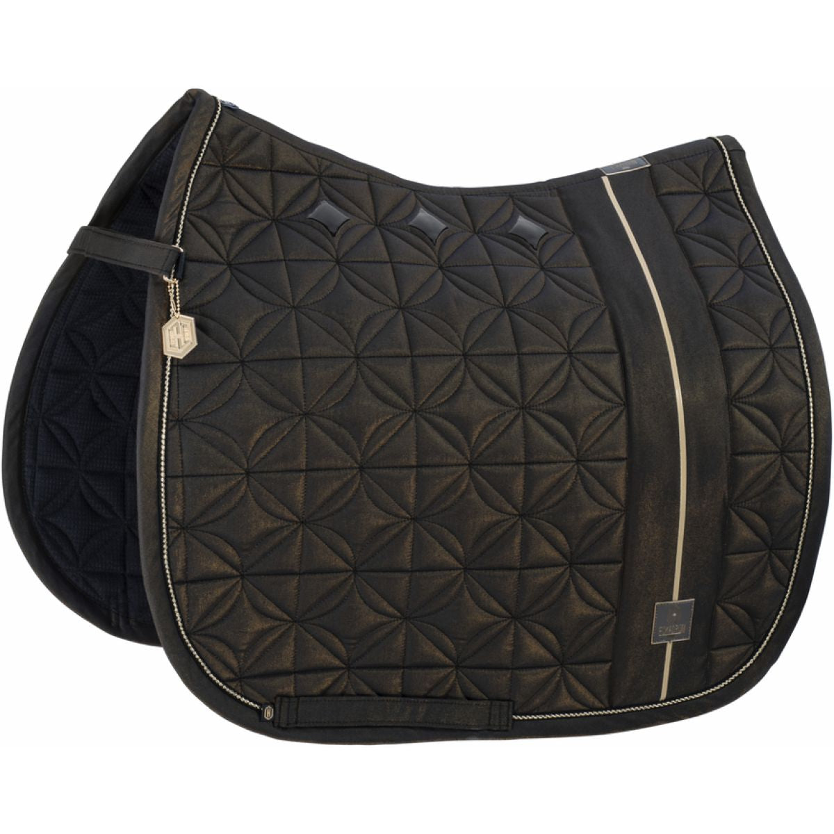 Eskadron SaddlepadHeritage Big Square Glam Dressage Black