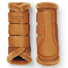 Equestrian Stockholm Leg Protectors Fur Mesh Chestnut