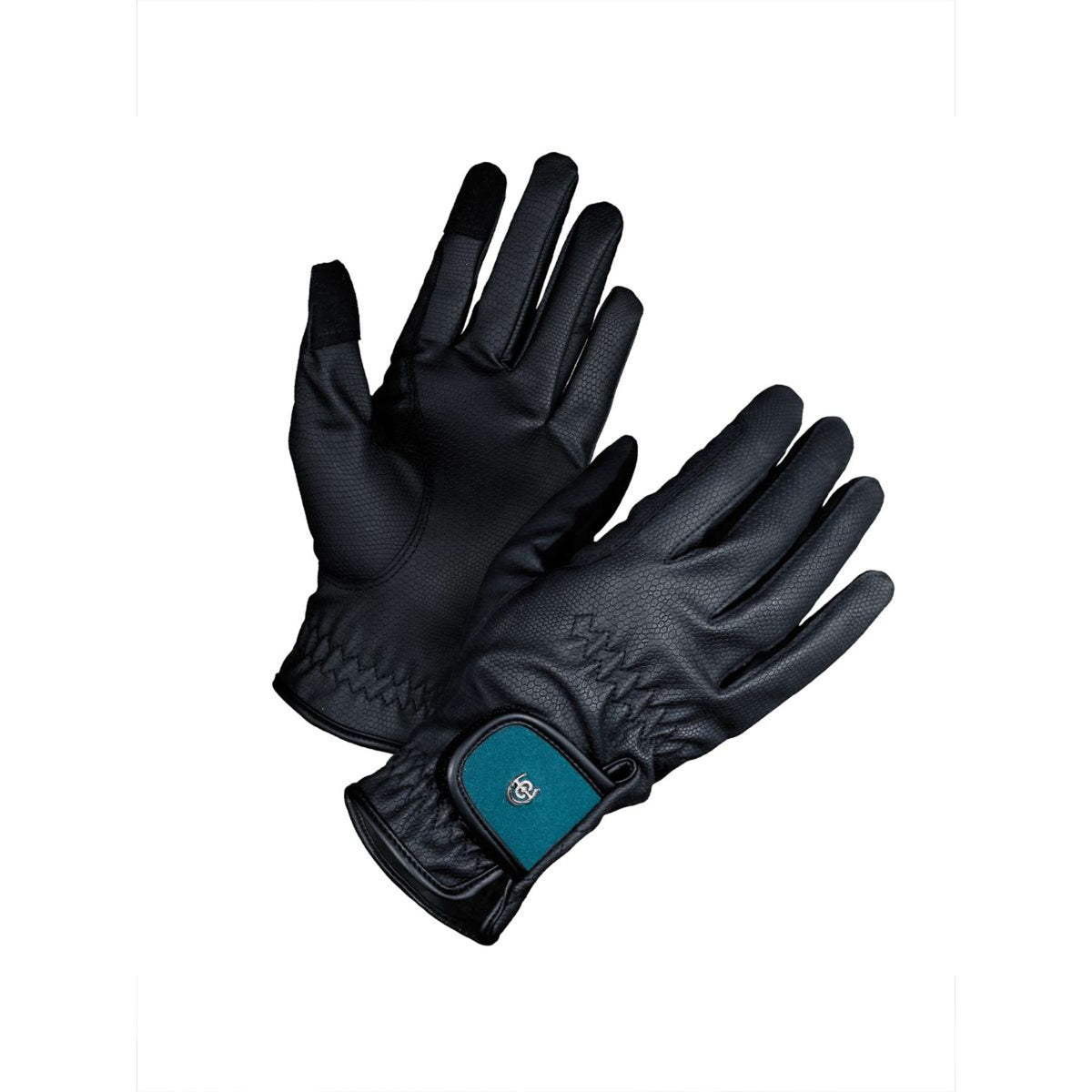 Equestrian Stockholm Riding Gloves Motion Teal Blue