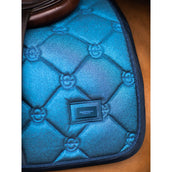 Equestrian Stockholm Saddlepad Jumping Blue Meadow Glimmer