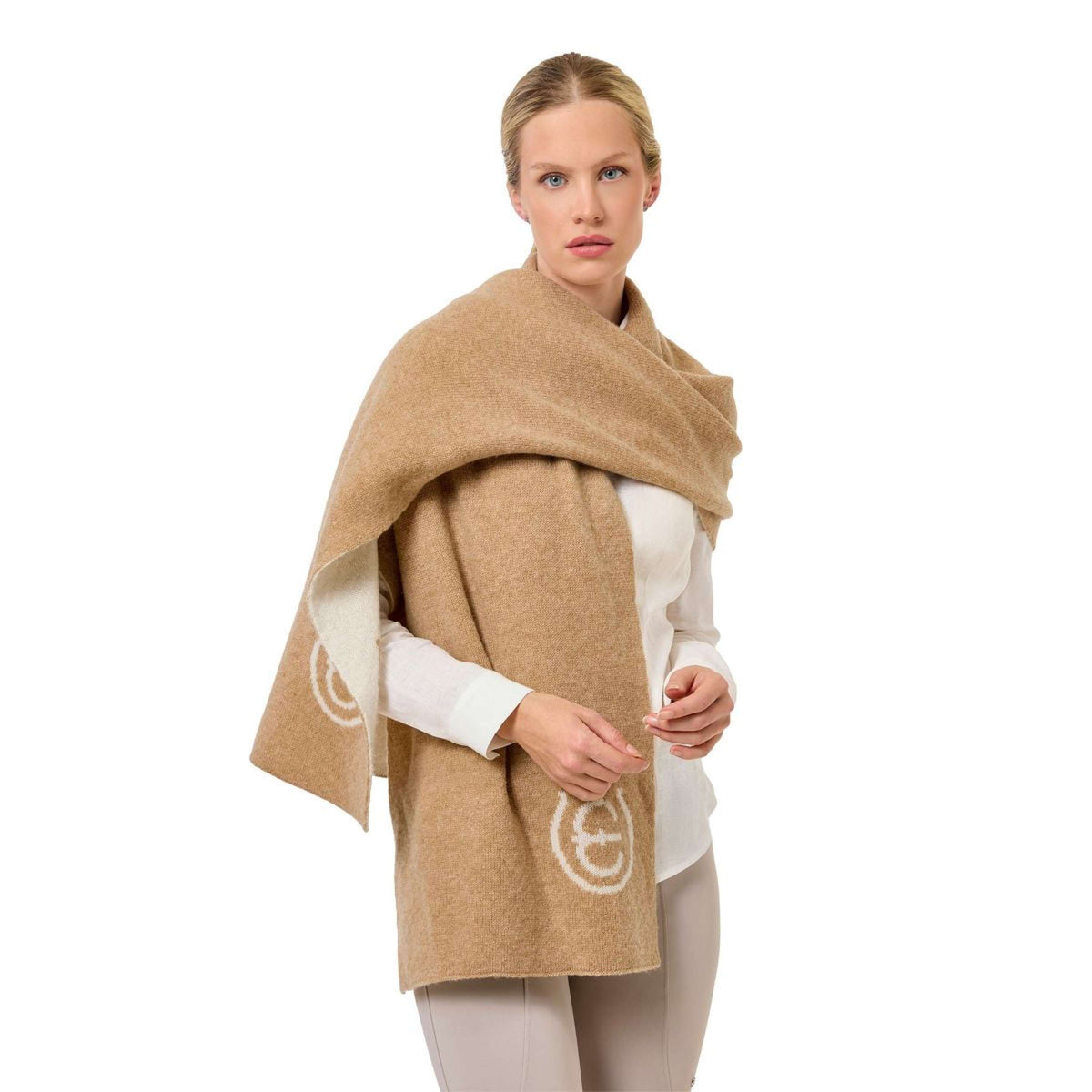 Equestrian Stockholm Scarf Woven Sand