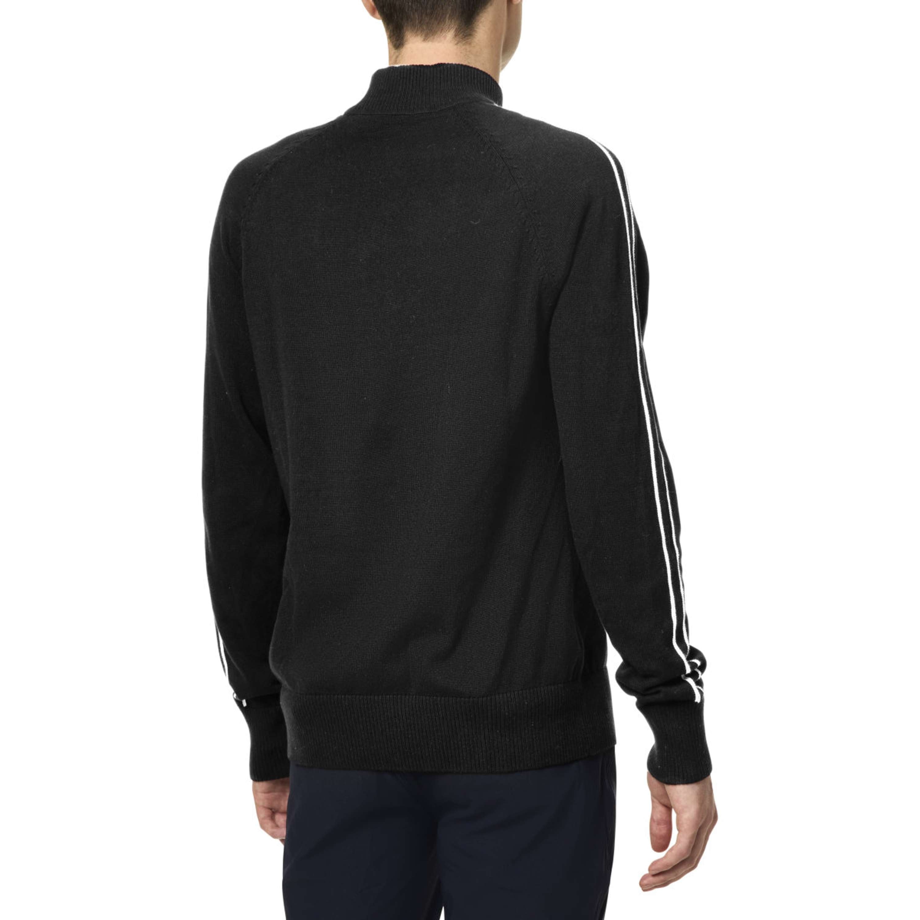 Equestrian Stockholm Knitted Zip Top Men Black
