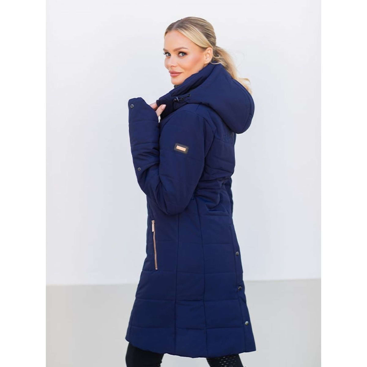Equestrian Stockholm Winter Coat Denali Lagoon Blush