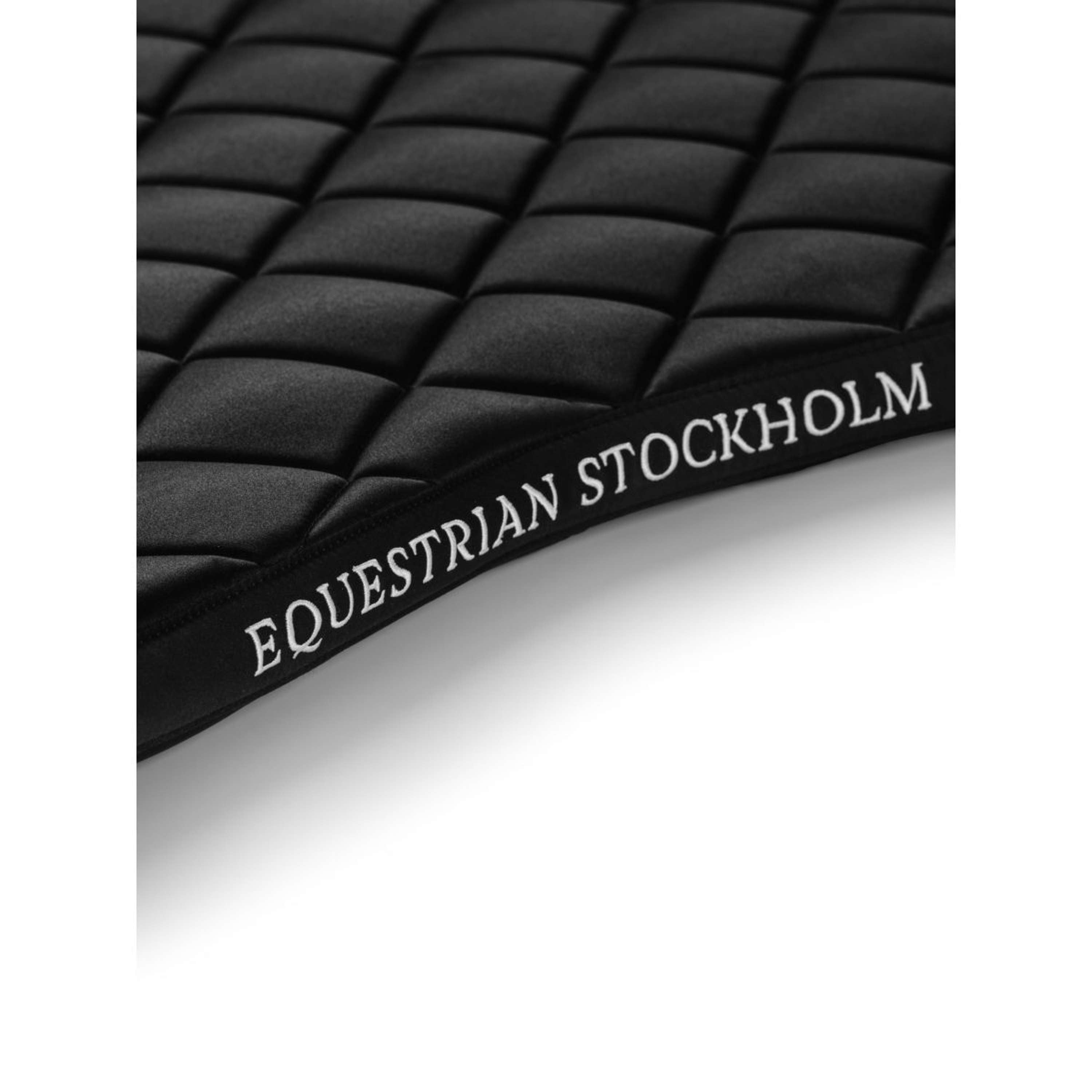 Equestrian Stockholm Saddlepad Line Jumping Black