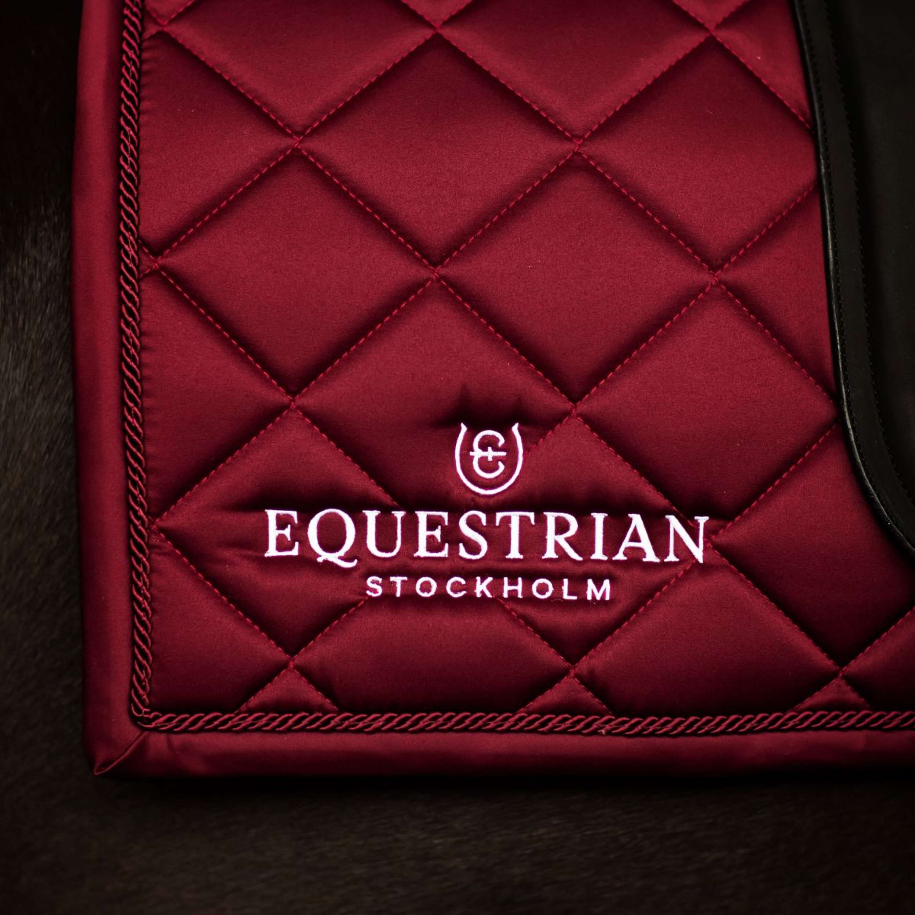 Equestrian Stockholm Saddlepad Line Dressage Bordeaux
