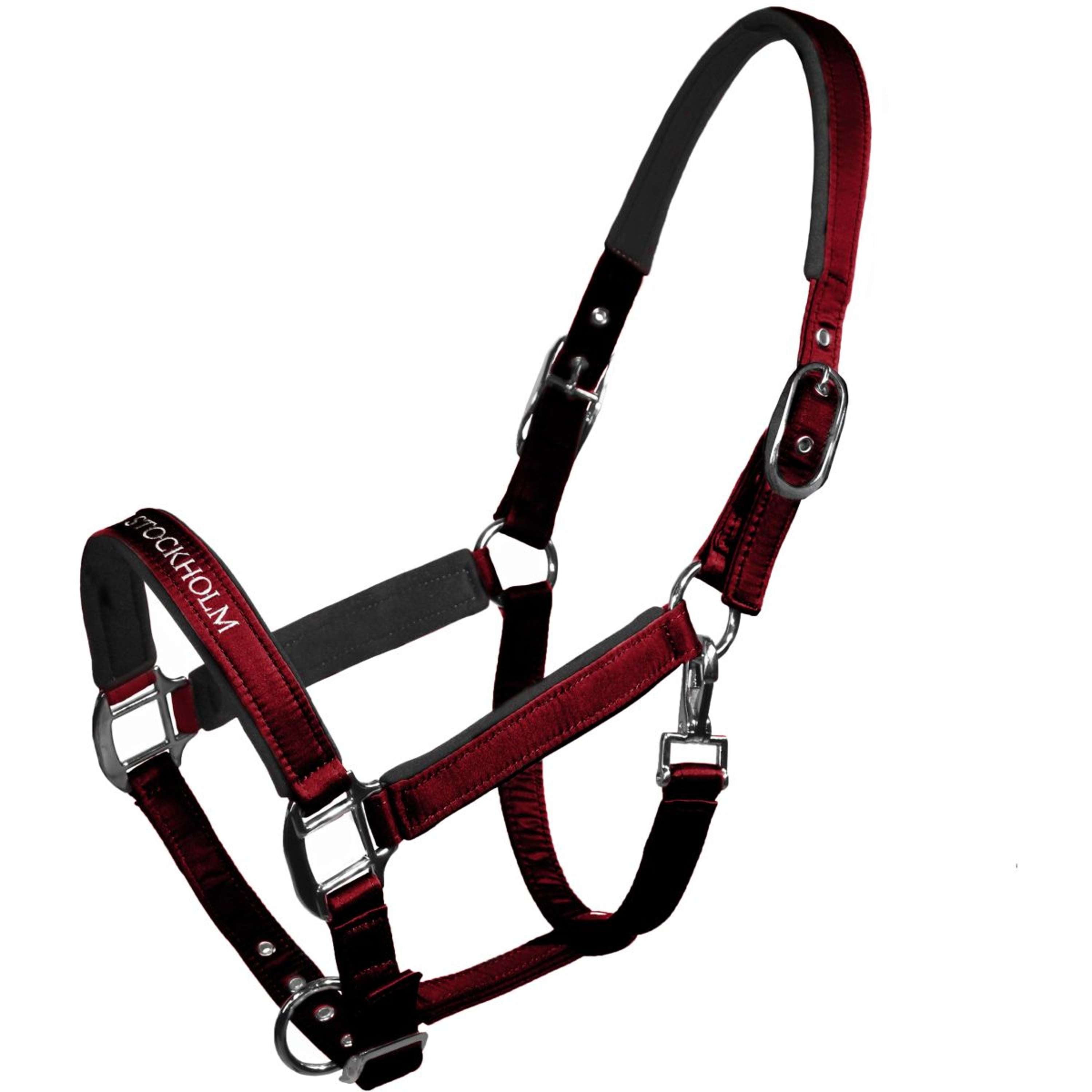 Equestrian Stockholm Halter Line Bordeaux