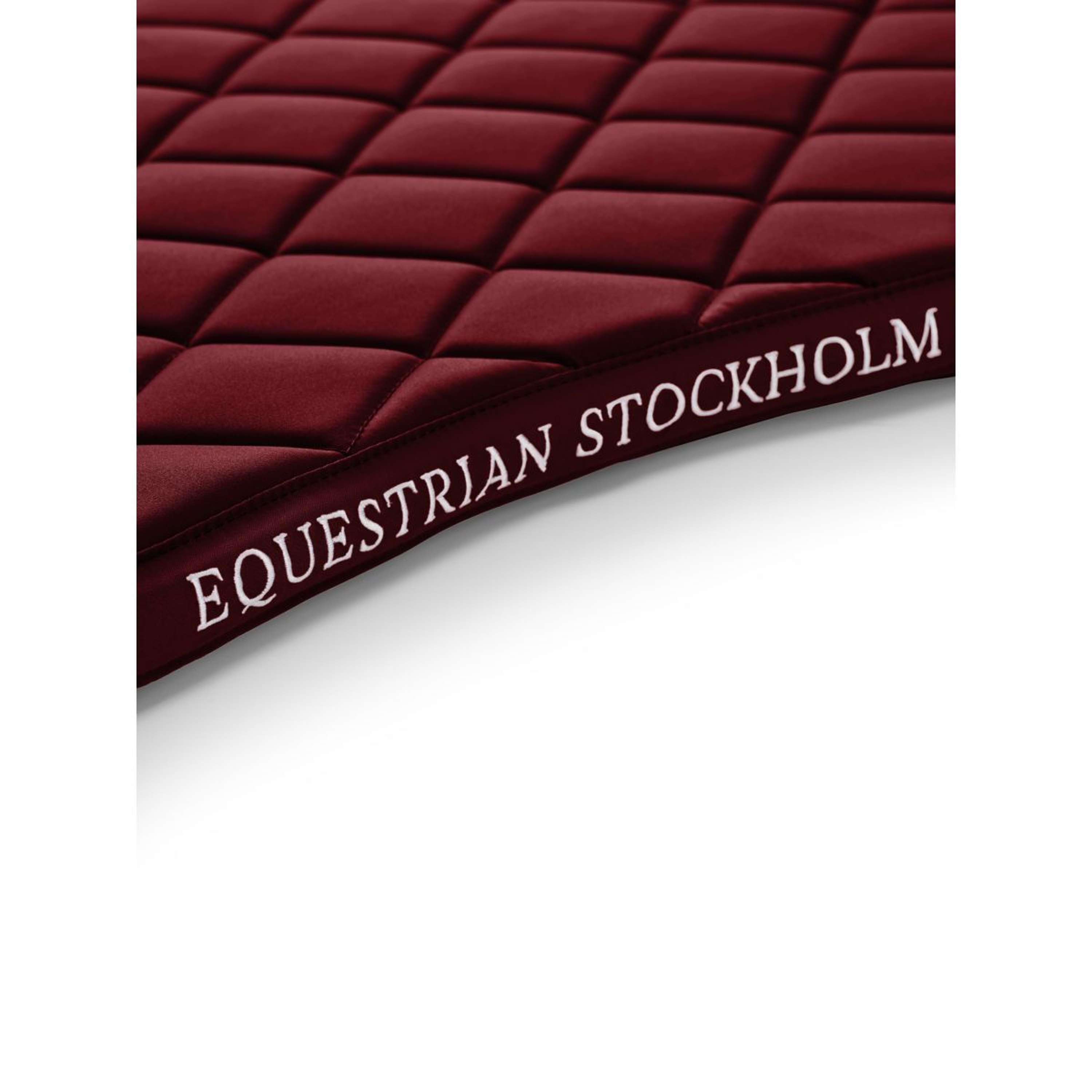 Equestrian Stockholm Saddlepad Line Jumping Bordeaux