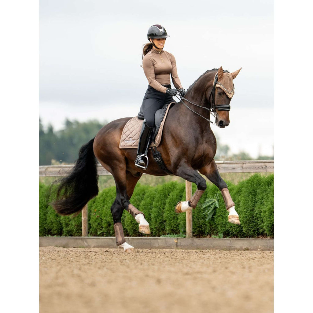 Equestrian Stockholm Leg Protectors Classic Mesh Champagne