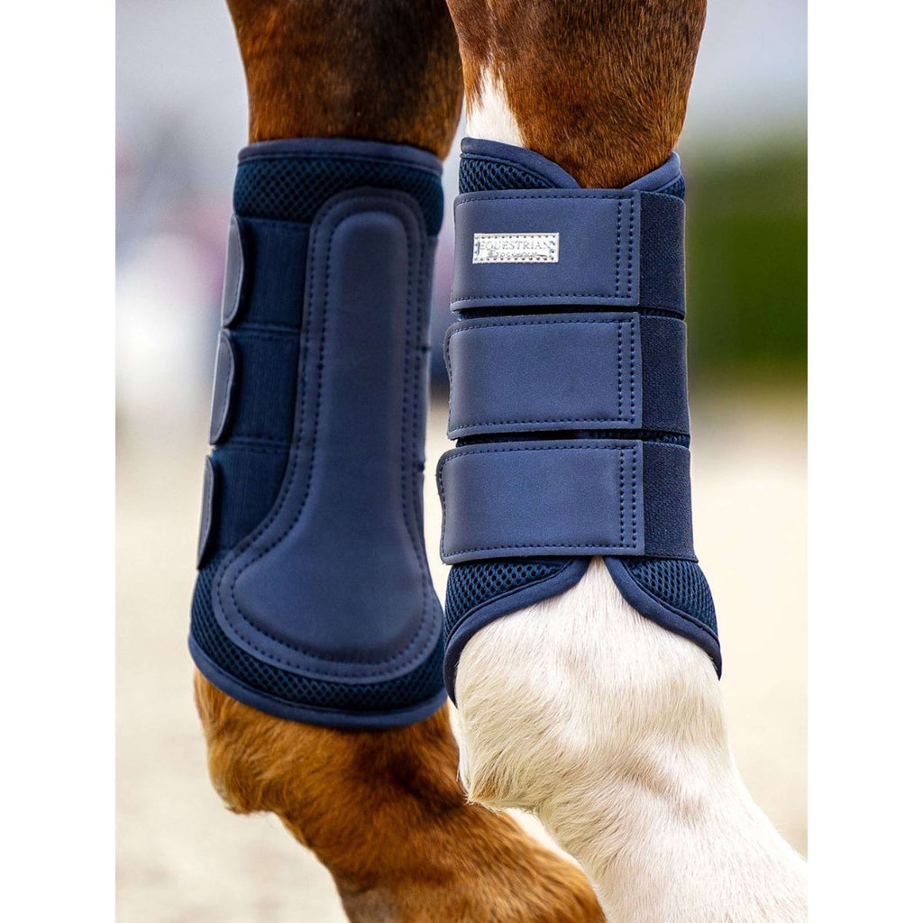 Equestrian Stockholm Leg Protectors Classic Mesh Midnight Blue