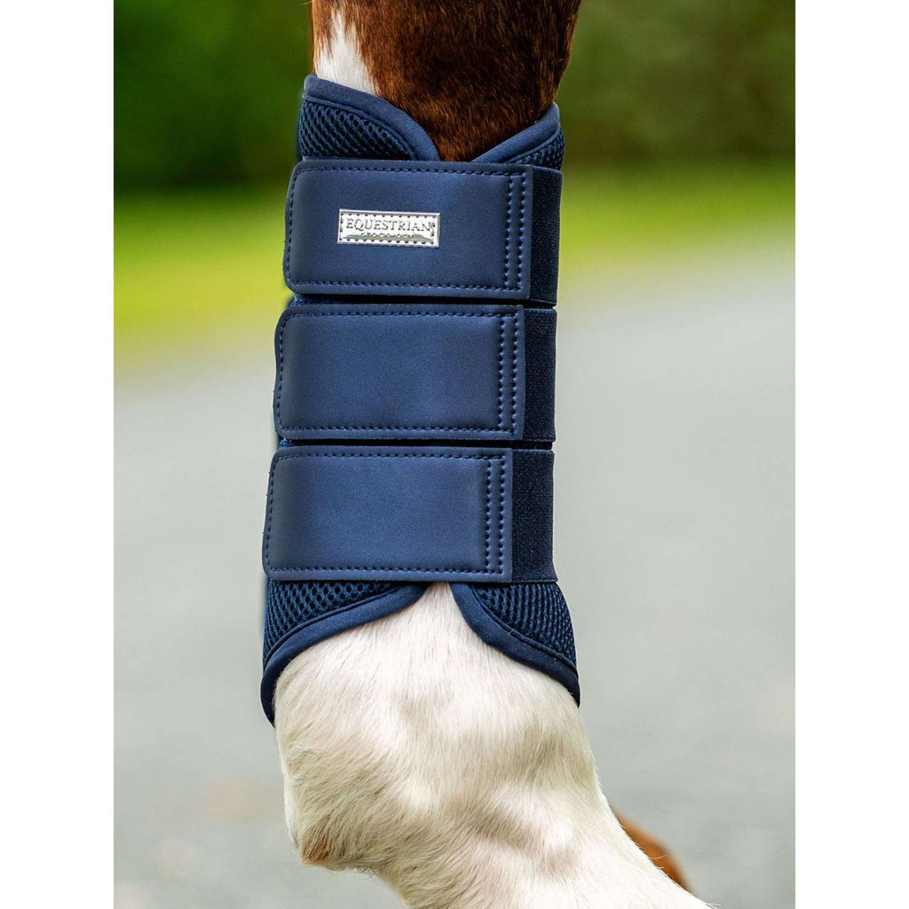 Equestrian Stockholm Leg Protectors Classic Mesh Midnight Blue
