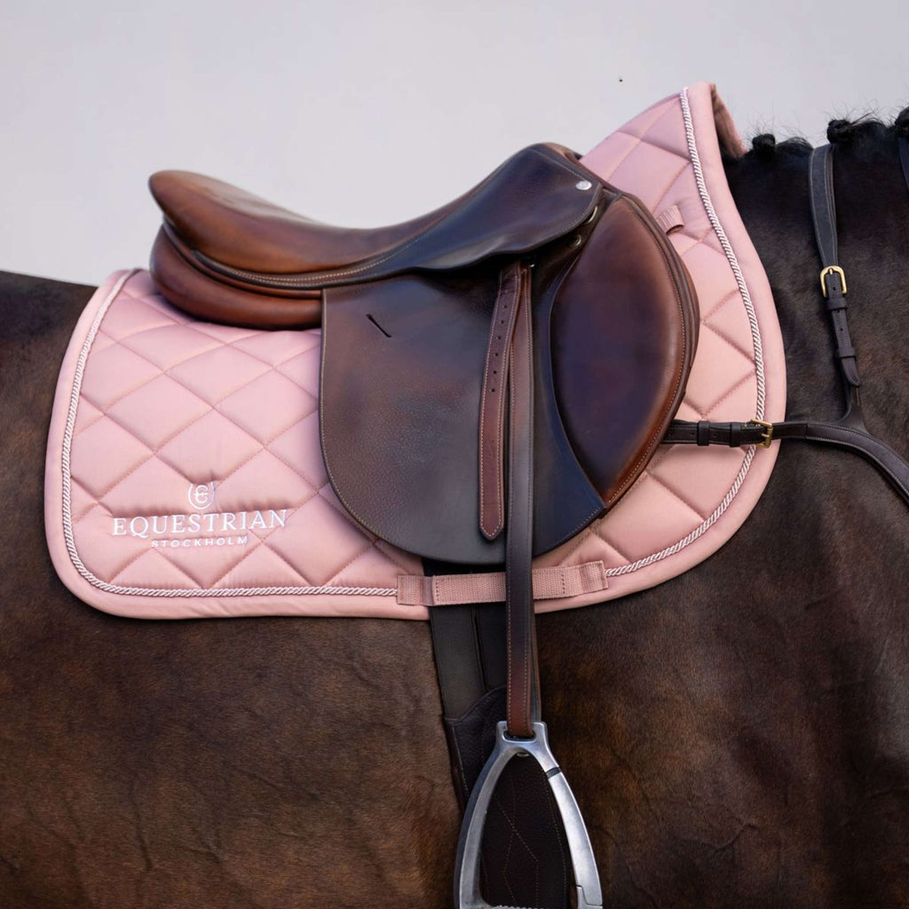 Equestrian Stockholm Saddlepad Line Jumping Pink