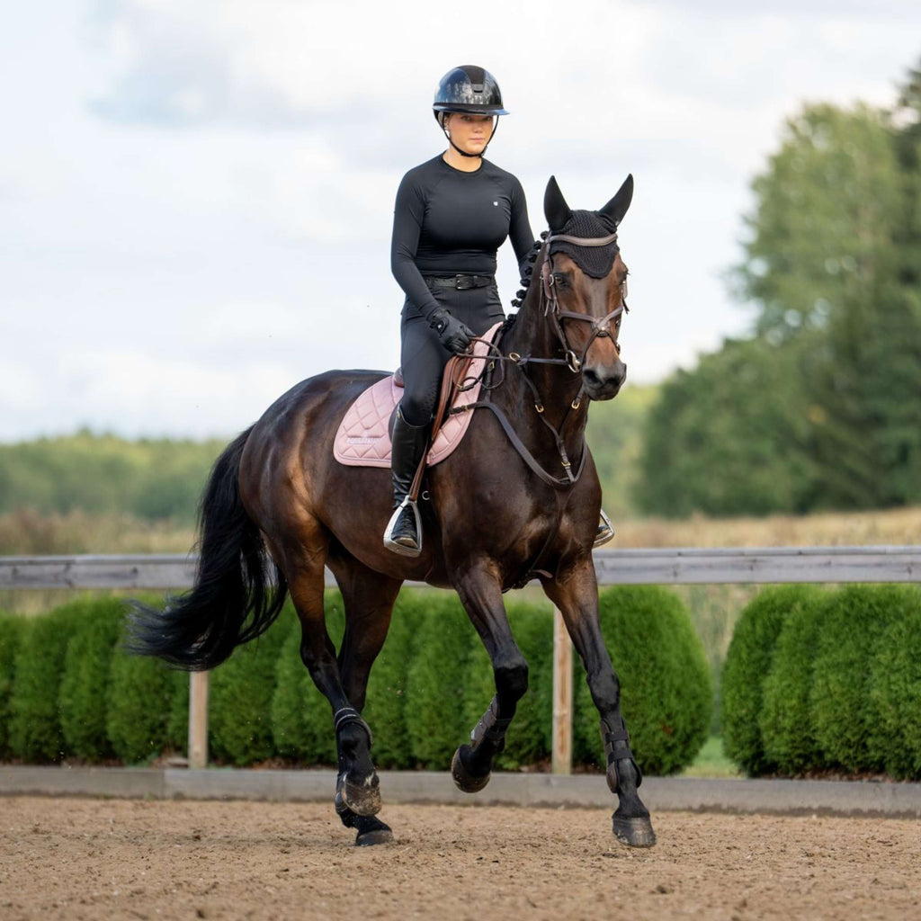 Equestrian Stockholm Saddlepad Line Jumping Pink