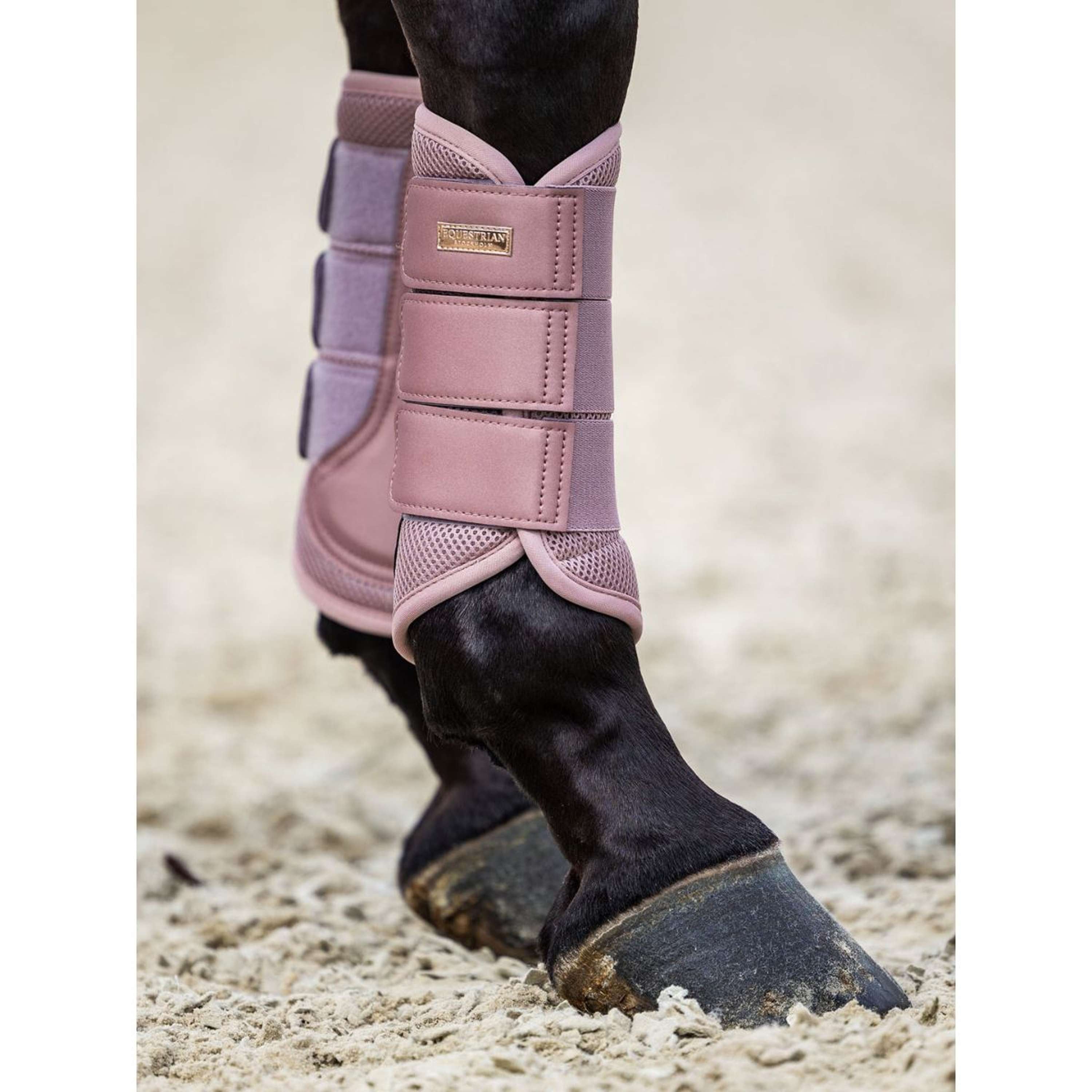 Equestrian Stockholm Leg Protectors Classic Mesh Pink