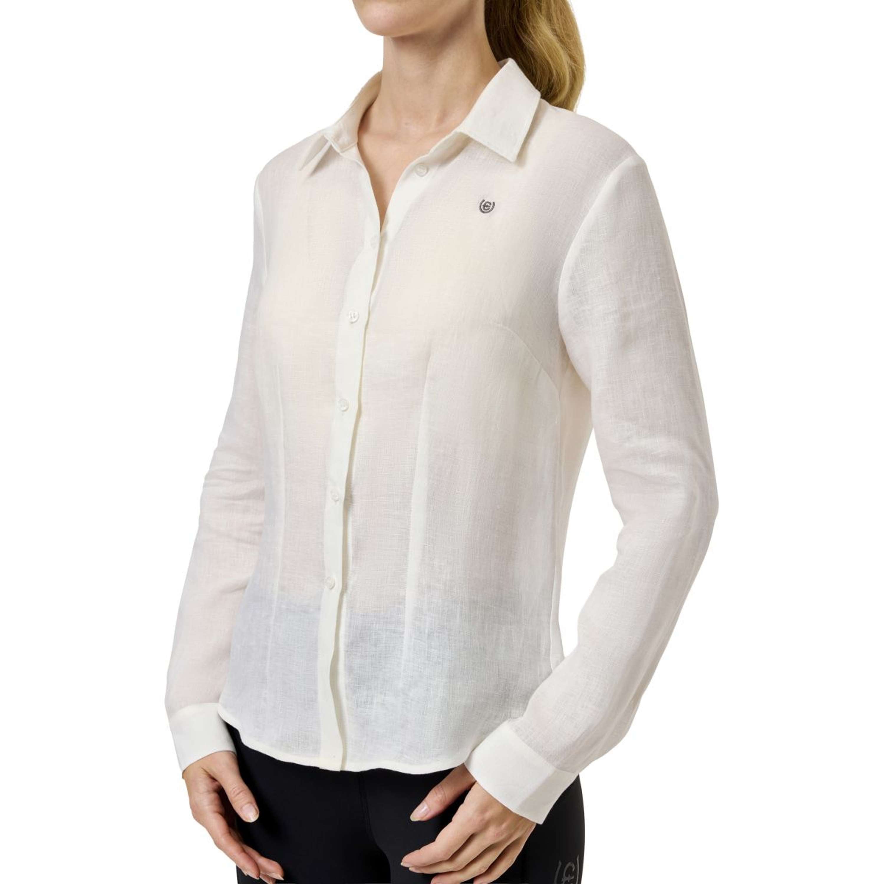 Equestrian Stockholm Shirt Linen White