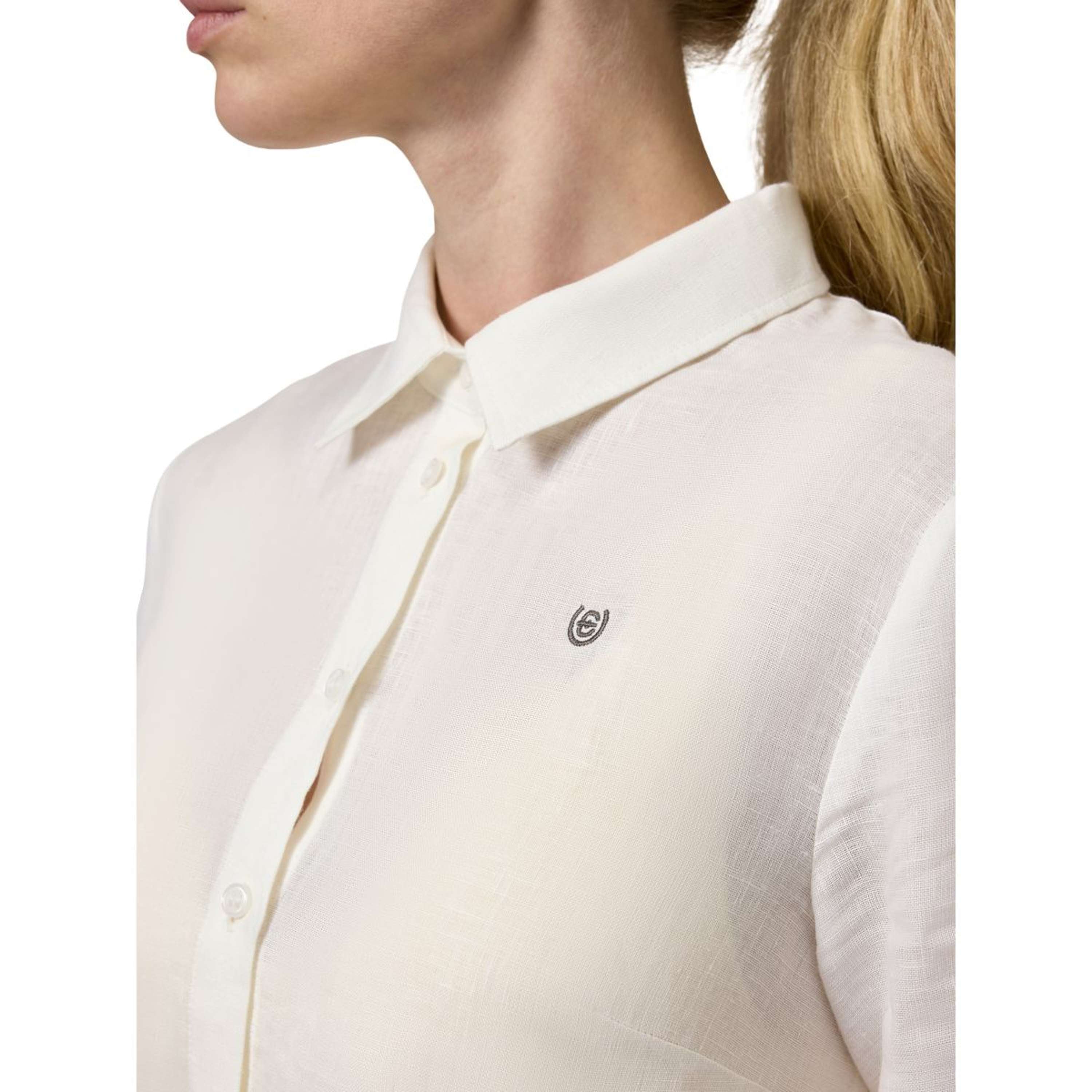 Equestrian Stockholm Shirt Linen White