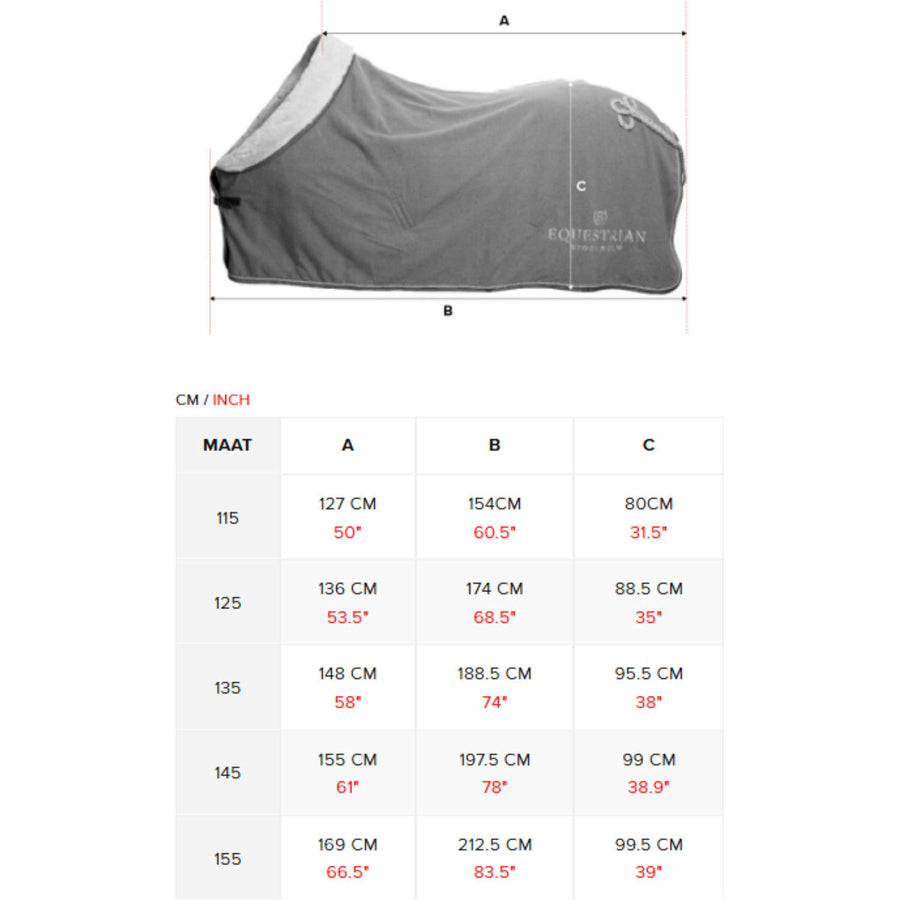 Equestrian Stockholm Fleece Rug Fur Pink