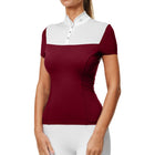 Equestrian Stockholm Competition Shirt Revenew Merlot