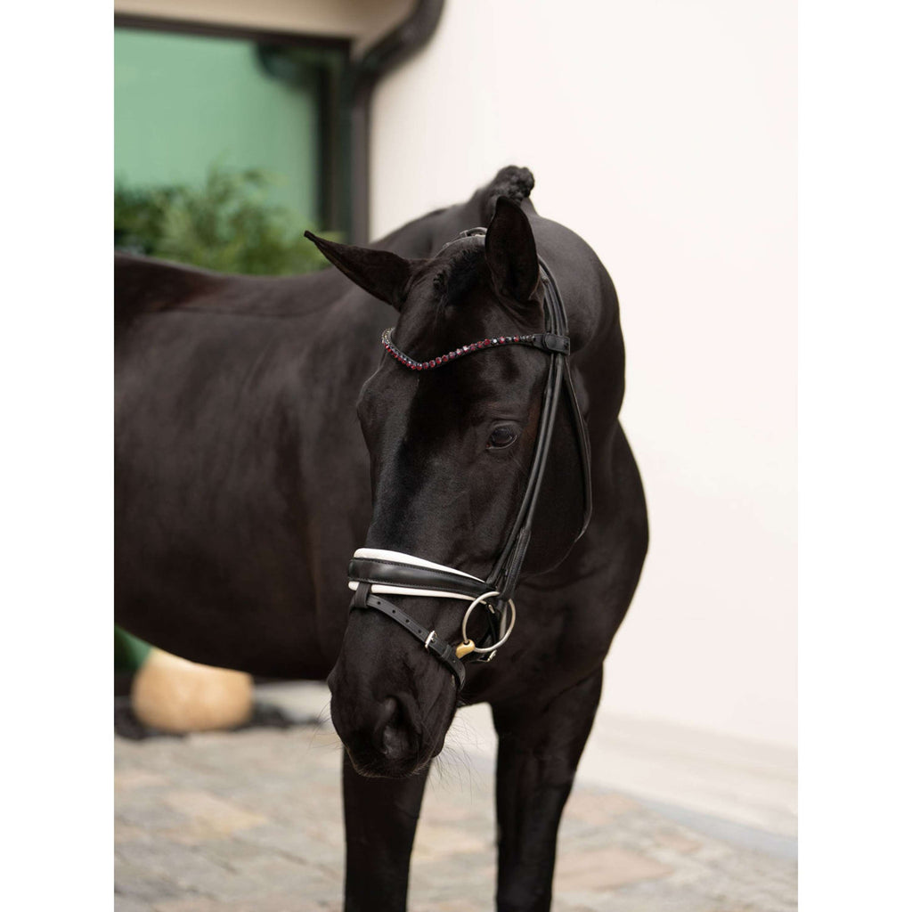Equestrian Stockholm Browband Faded 8mm Merlot