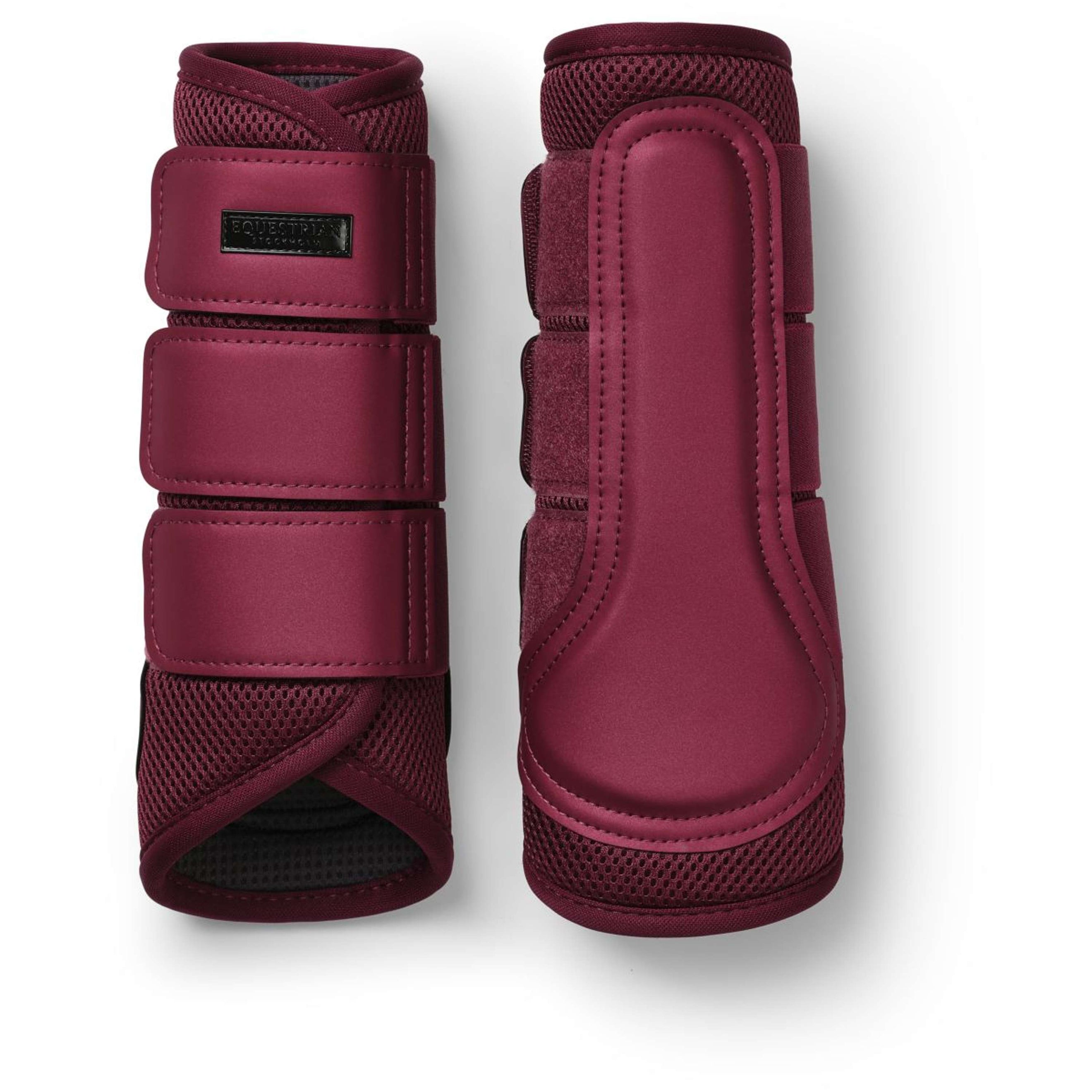 Equestrian Stockholm Leg Protectors Classic Mesh Bordeaux