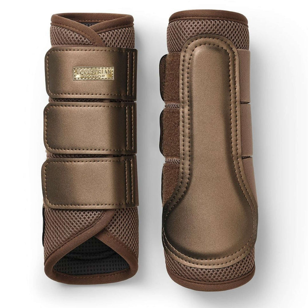 Equestrian Stockholm Leg Protectors Classic Mesh Champagne