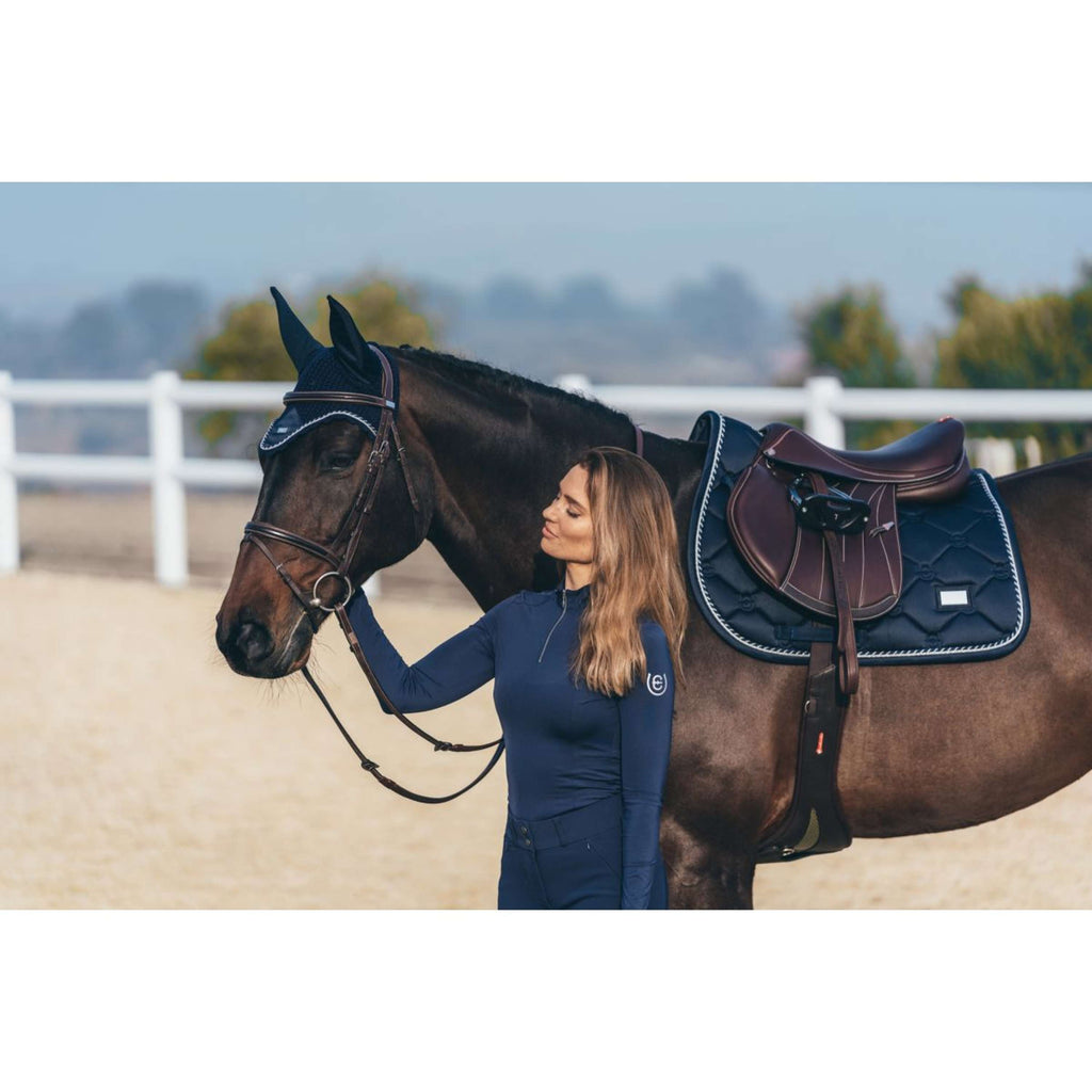 Equestrian Stockholm Saddlepad Jumping Midnight Blue