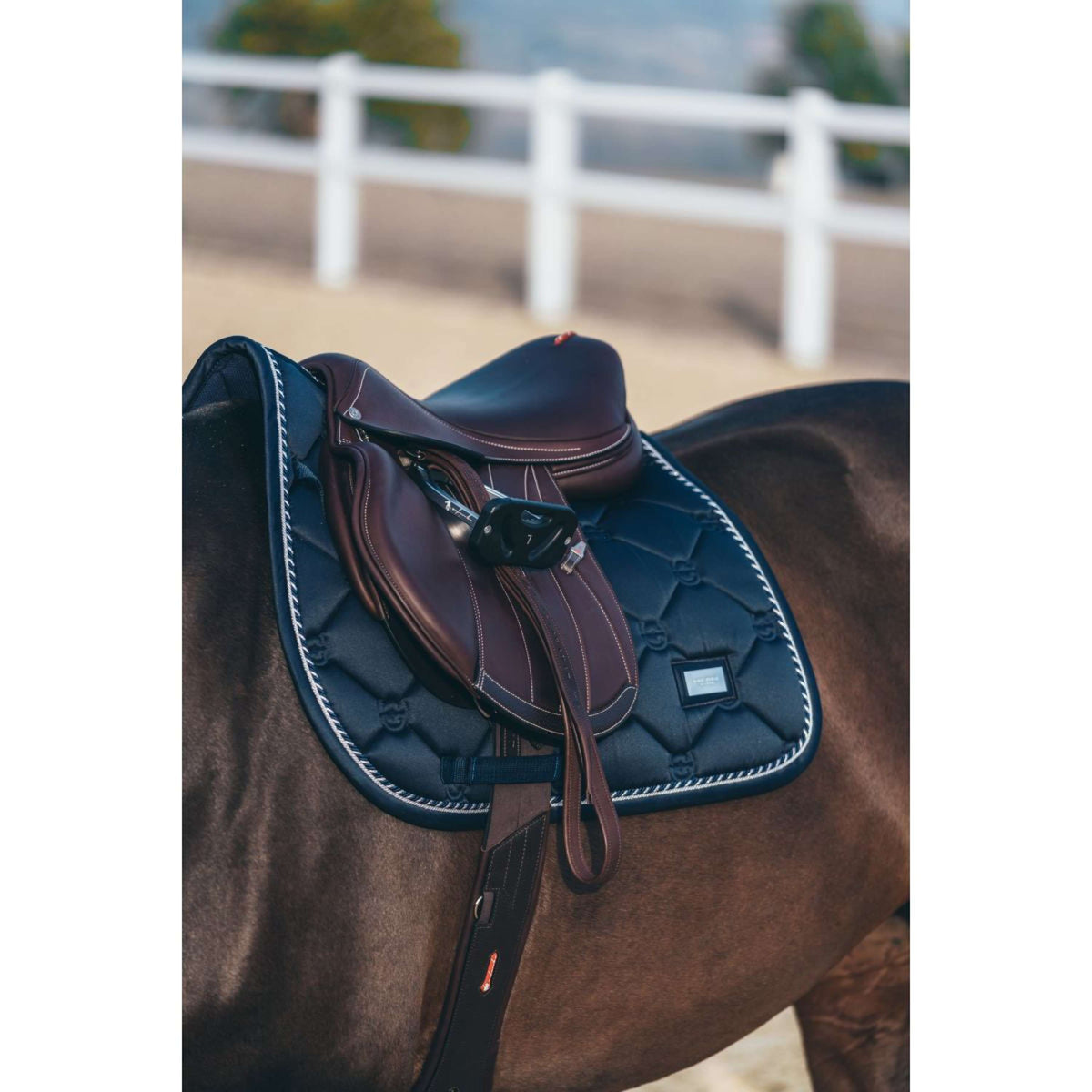 Equestrian Stockholm Saddlepad Jumping Midnight Blue
