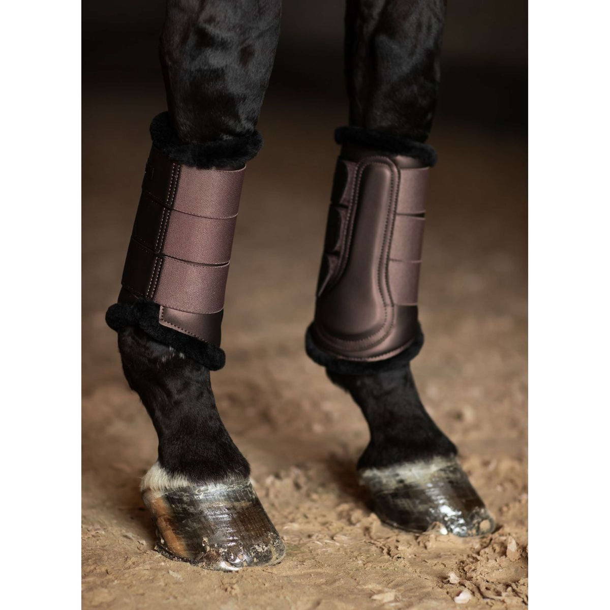 Equestrian Stockholm Leg Protectors Mocha