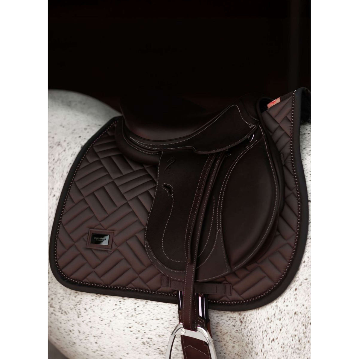 Equestrian Stockholm Saddlepad Modern Jumping Modern Mocha