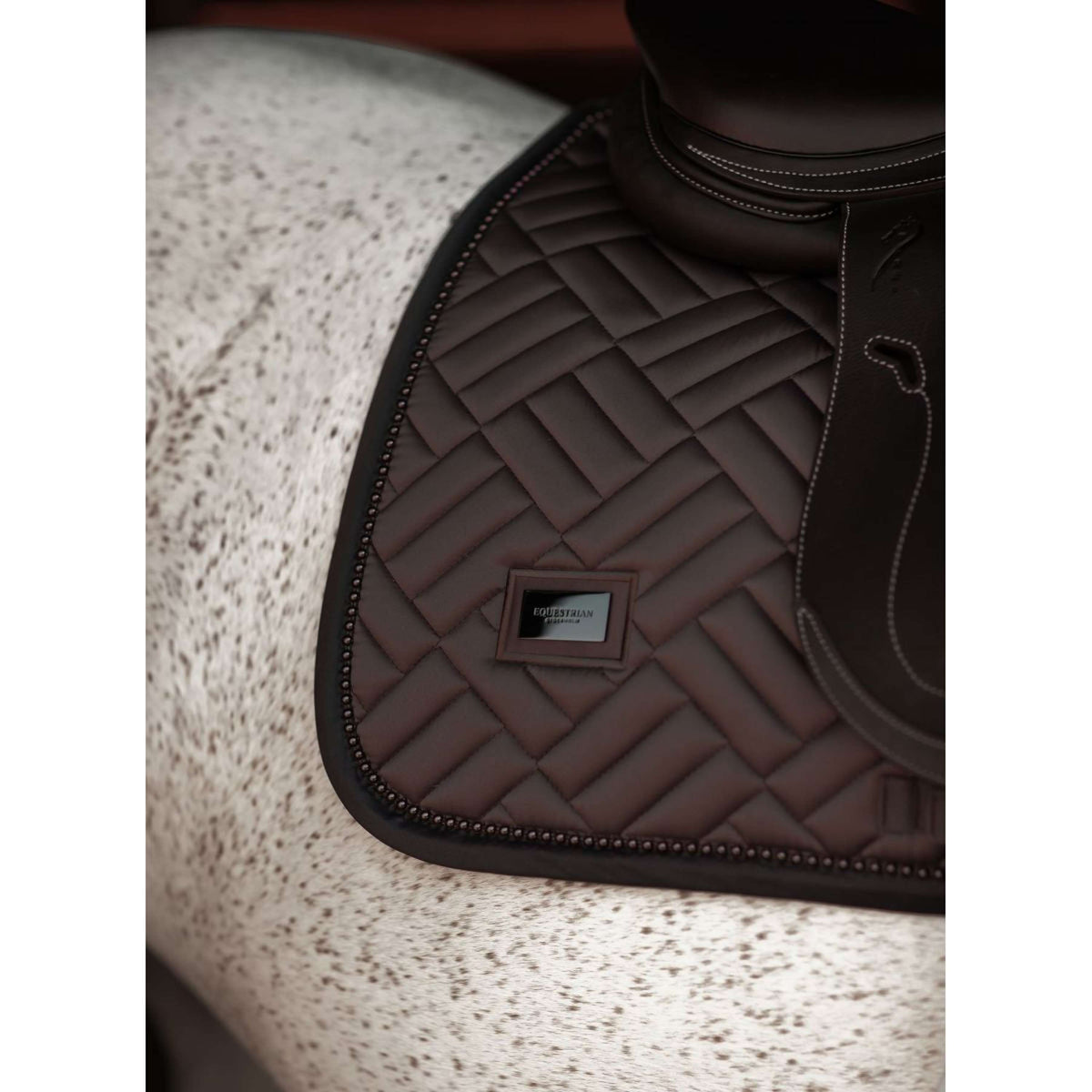 Equestrian Stockholm Saddlepad Modern Jumping Modern Mocha