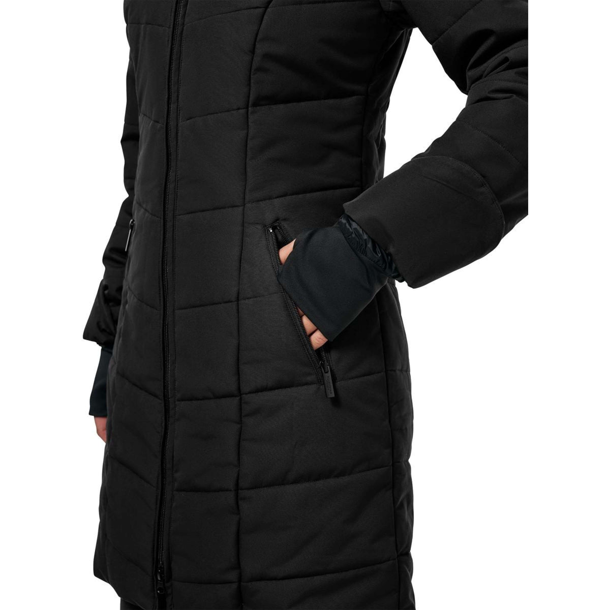 Equestrian Stockholm Winter Coat Denali Black Mocha