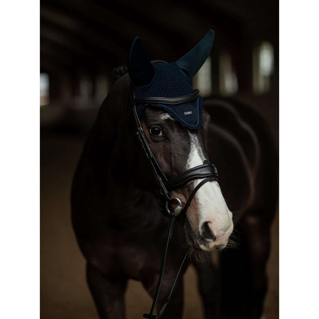Equestrian Stockholm Ear Bonnet Soundless Navy/Silver
