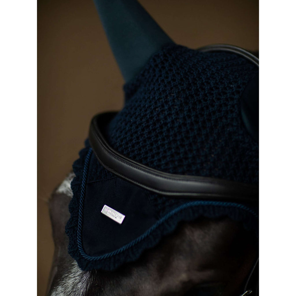 Equestrian Stockholm Ear Bonnet Soundless Navy/Silver