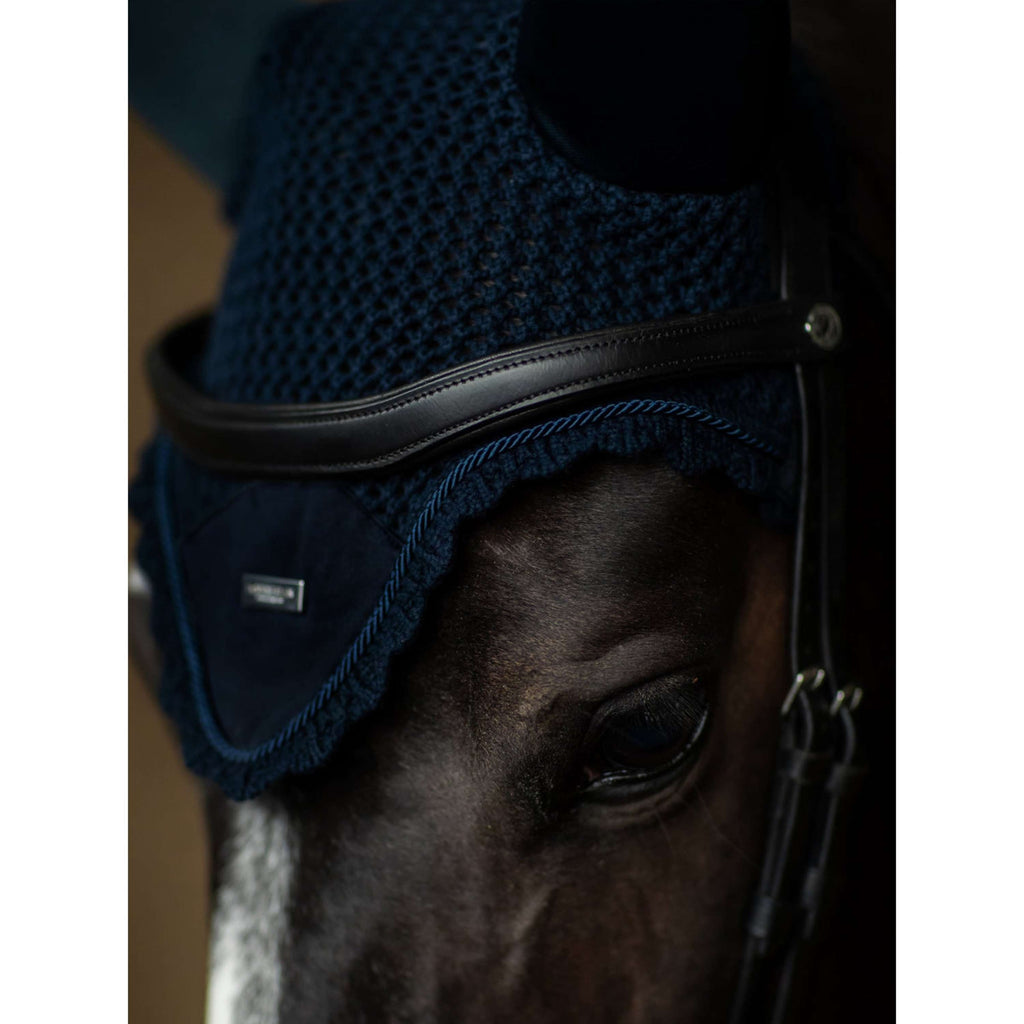 Equestrian Stockholm Ear Bonnet Soundless Navy/Silver